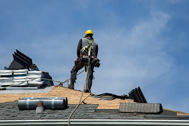Professional Metal Roofing technician working in Emerson, IA